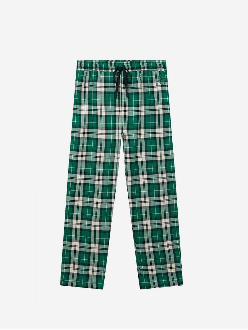 KOMODO Jim Jam Men's Organic Cotton Pyjama Trousers | Green S