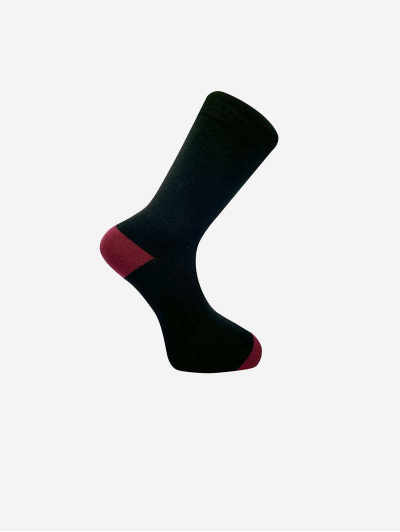 KOMODO Punchy Unisex Organic Cotton Socks | Black S