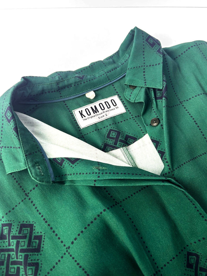 KOMODO SEBA DRESS ETERNAL KNOT - Green