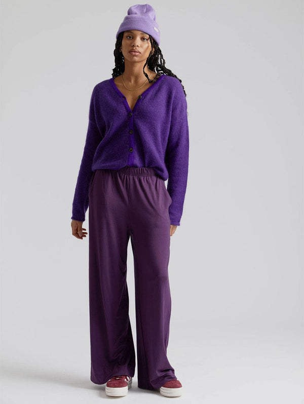 KOMODO Binita Women's Modal Jersey Trouser | Purple SIZE 1 / UK 8 / EUR 36