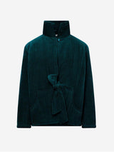 Immaculate Vegan - KOMODO Keneila Organic Cotton Corduroy Coat | Marine green SIZE 1 / UK 8 / EUR 36