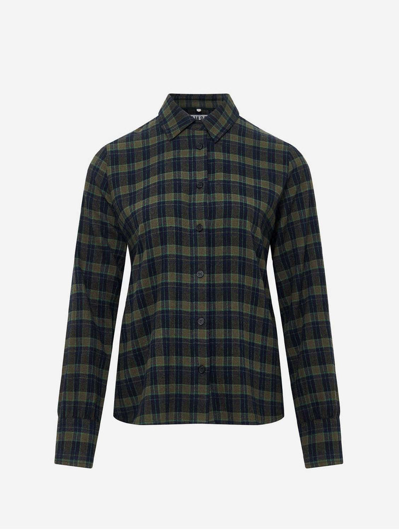 KOMODO Kenji TENCEL™ Shirt | Navy Check SIZE 1 / UK 8 / EUR 36