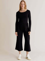 Immaculate Vegan - KOMODO Diana Cotton Lounge Pants | Black SIZE 5 / UK 16 / EUR 44