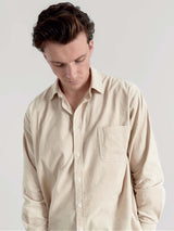 Immaculate Vegan - KOMODO Abel Men's Cotton Shirt | Winter White Small