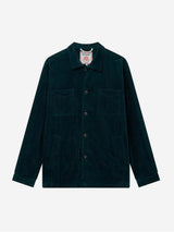 Immaculate Vegan - Stanley Men's Organic Cotton Corduroy Jacket | Marine Green