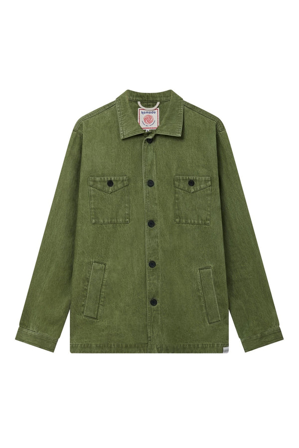 KOMODO STANLEY Overshirt - Green Wash