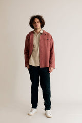 Immaculate Vegan - KOMODO STANLEY Overshirt - Red Wash