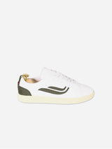 Immaculate Vegan - KOMODO G-Hela Unisex Vegan Cornwaste Eco Sneakers by Genesis | White & Olive UK4.5 / EU37 / US5.5