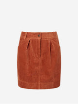 Immaculate Vegan - KOMODO Itsuki Women's Organic Cotton Corduroy Skirt | Ginger UK8 / EU36 / US4