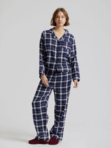 Immaculate Vegan - KOMODO Jim Jam Womens GOTS Organic Cotton Pyjama Set | Dark Navy UK8 / EU36 / US4