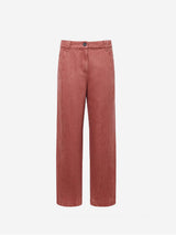 Immaculate Vegan - KOMODO Yaka Women's Organic Cotton Twill Denim Trousers | Red Wash UK8 / EU36 / US4