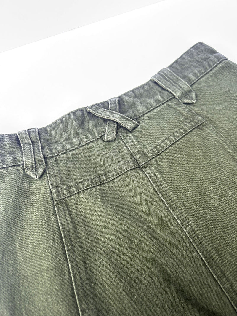 KOMODO YAKA TROUSER - Green Wash