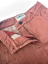 Immaculate Vegan - KOMODO YAKA TROUSER - Red Wash