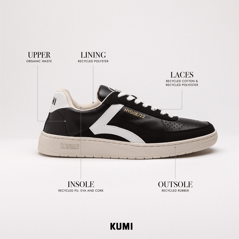 KUMI Sneakers Hygge/22 Suede Carbon