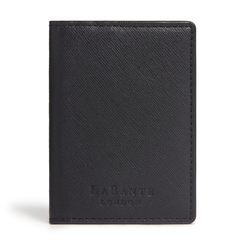 La Bante Nutcombe Black Passport Holder & bi-fold CC holder Gift Box