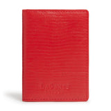 Immaculate Vegan - La Bante Nutcombe Red Passport Holder & bi-fold CC holder Gift Box