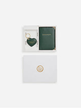 Immaculate Vegan - LaBante London Ash Green Passport holder & Key chain Gift Box