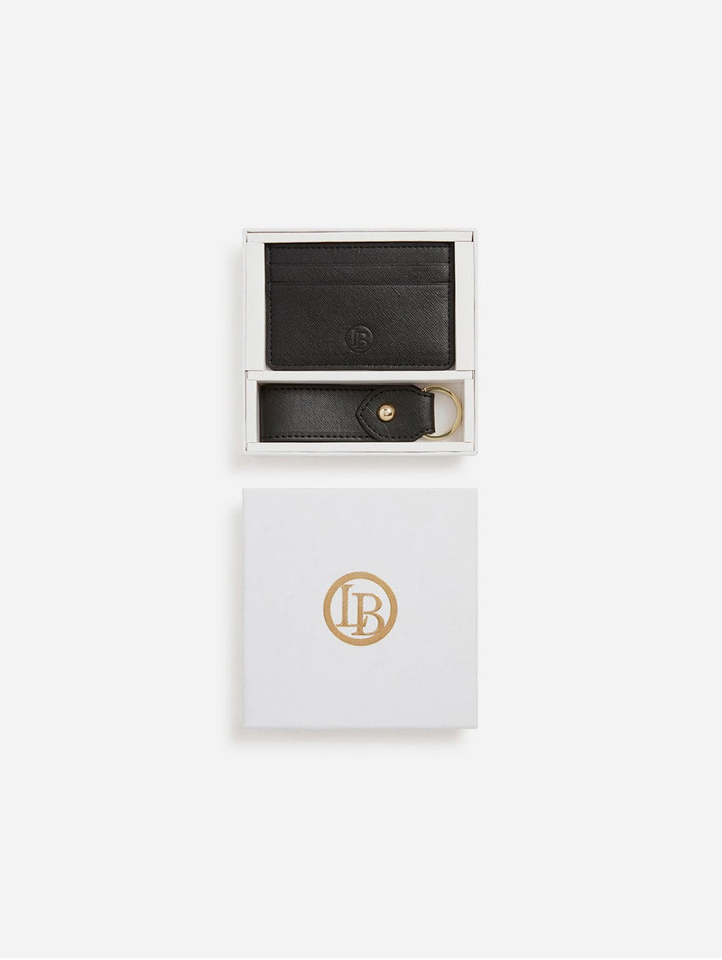 LaBante London Juniper Black CC holder & Key chain Gift Box
