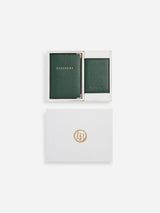 Immaculate Vegan - LaBante London Nutcombe Green Passport Holder & Bi-fold CC holder Gift Box