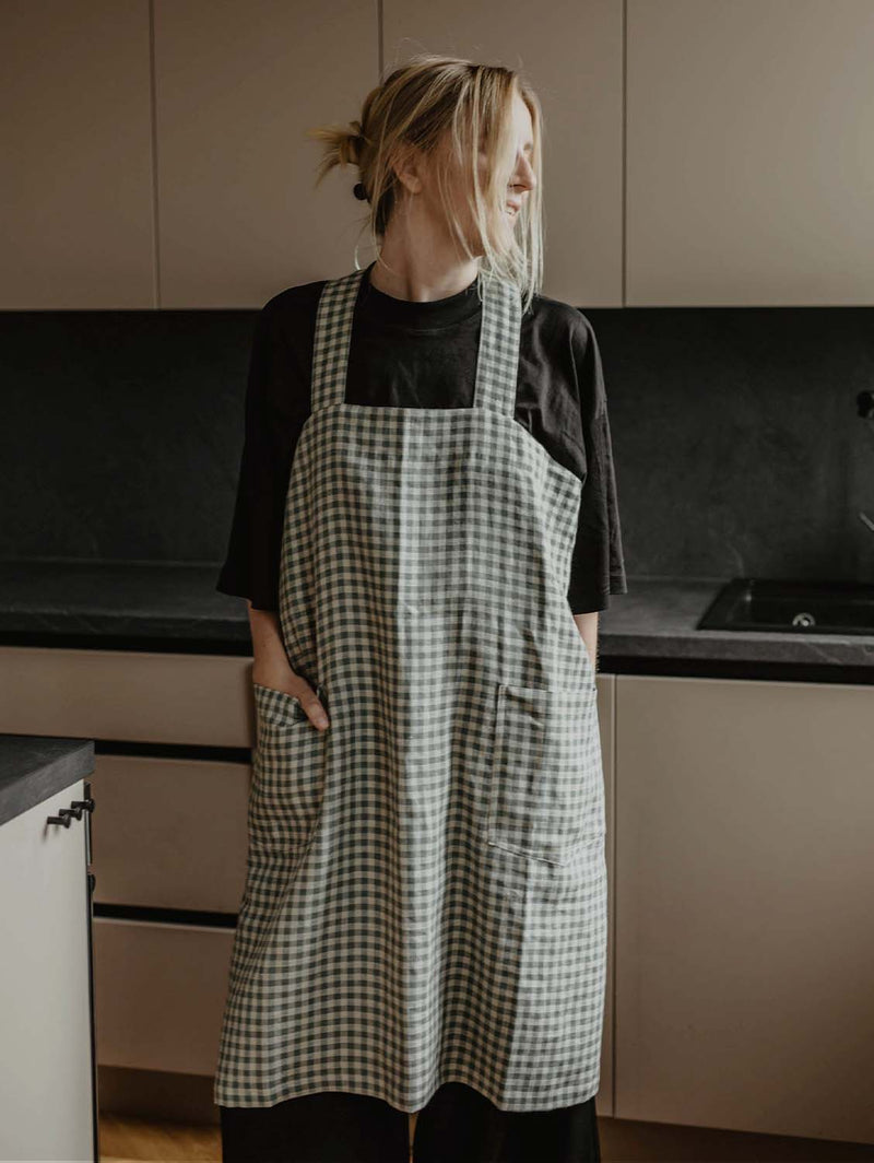 Laume Linen Dirvolira Linen Pinafore Apron | Multiple Colours