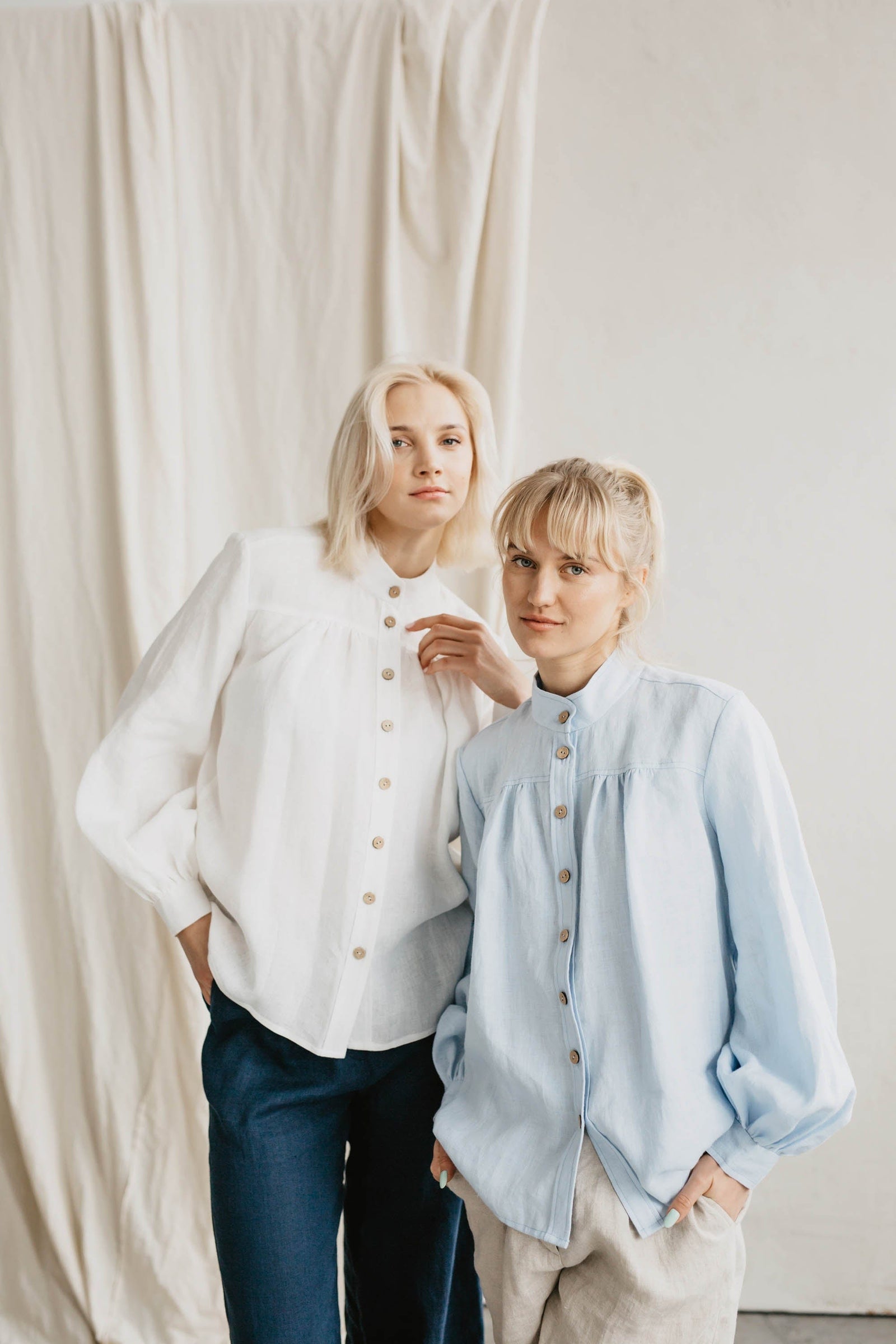 Indraja Women's Linen Shirt | Multiple Colours – Immaculate Vegan