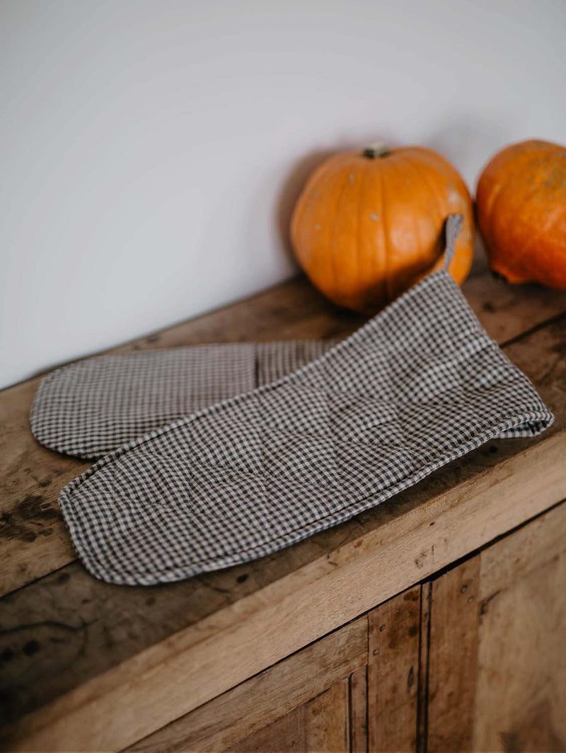 Laume Linen Linen Double Oven Mitt | Multiple Colours