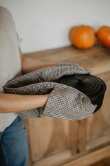 Immaculate Vegan - Laume Linen Linen Double Oven Mitt | Multiple Colours