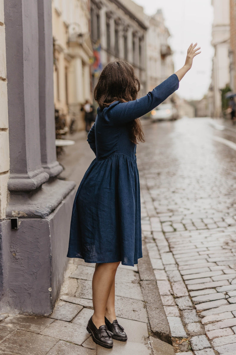 Laume Linen Linen dress Gužė mama