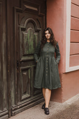 Immaculate Vegan - Laume Linen Linen dress Gužė mama