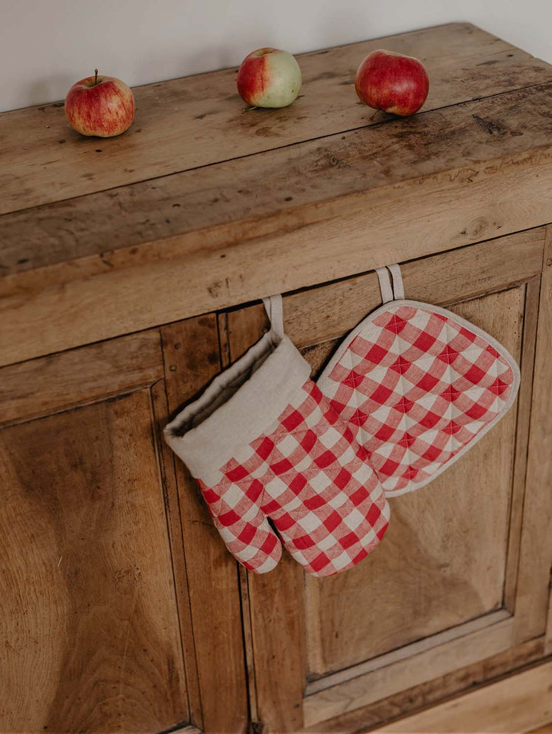 Laume Linen Linen Oven Mitt & Pot Holder | Multiple Colours