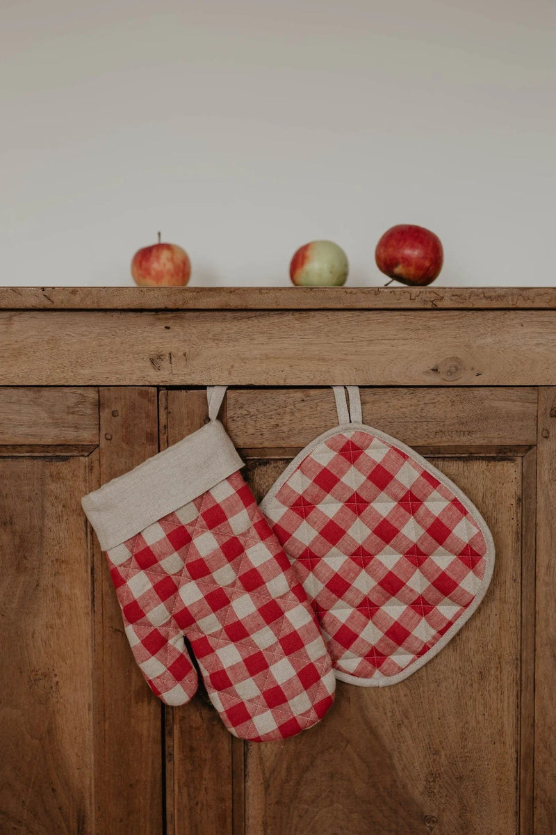 Laume Linen Linen Oven Mitt & Pot Holder | Multiple Colours