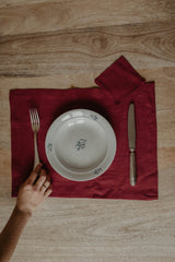 Immaculate Vegan - Laume Linen Linen Placemat Set | Multiple Colours