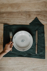 Immaculate Vegan - Laume Linen Linen Placemat Set | Multiple Colours