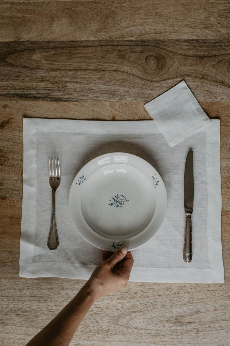 Laume Linen Linen Placemat Set | Multiple Colours