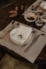 Immaculate Vegan - Laume Linen Linen Placemat Set | Multiple Colours