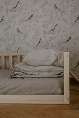 Immaculate Vegan - Laume Linen Natural Linen Baby Bedding Set | Multiple Colours