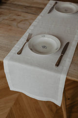 Immaculate Vegan - Laume Linen Natural Linen Table Runner | Multiple Colours