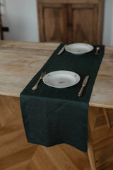 Immaculate Vegan - Laume Linen Natural Linen Table Runner | Multiple Colours