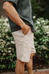 Immaculate Vegan - Laume Linen Tilkis Men's Linen Classic Shorts | Multiple Colours