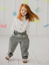 Immaculate Vegan - Laume Linen Vejopatis Kids Linen Trousers | Multiple Colours