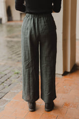 Immaculate Vegan - Laume Linen Women's linen pants Iris