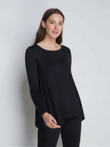 Immaculate Vegan - Lavender Hill Clothing A-line Micro Modal T-shirt | Multiple Colours Black / UK 8