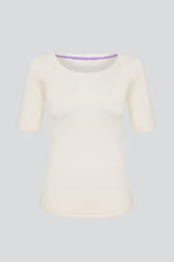 Immaculate Vegan - Lavender Hill Clothing Half Sleeve Scoop Neck Cotton Modal Blend T-Shirt