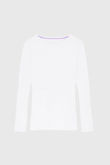 Immaculate Vegan - Lavender Hill Clothing Long Sleeve Crew Neck Cotton Modal Blend T-shirt