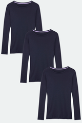Immaculate Vegan - Lavender Hill Clothing Long Sleeve Crew Neck Cotton Modal Blend T-shirt Bundle