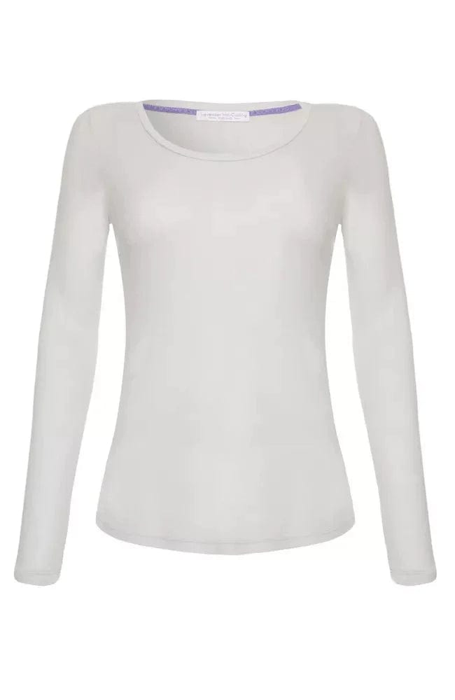 Lavender Hill Clothing Long Sleeve Scoop Neck Cotton Modal Blend T-shirt