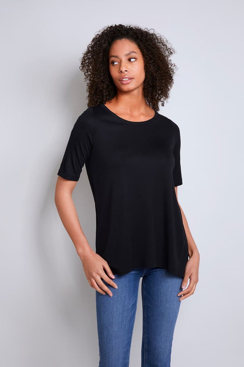 Lavender Hill Clothing Mid Sleeve A-line Micro Modal T-shirt