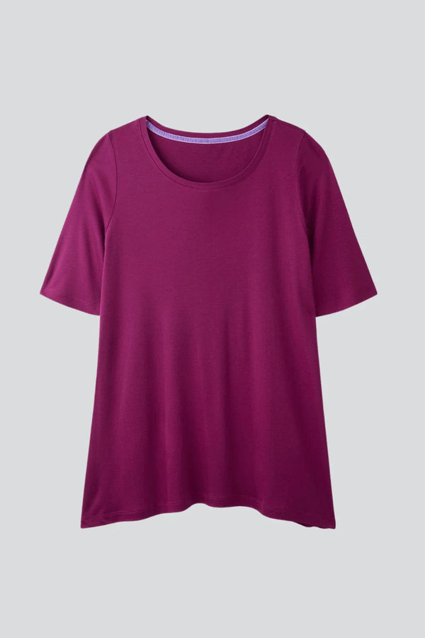 Lavender Hill Clothing Mid Sleeve A-line Micro TENCEL™ Modal T-shirt | Multiple Colours
