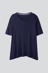 Immaculate Vegan - Lavender Hill Clothing Mid Sleeve A-line Micro TENCEL™ Modal T-shirt | Multiple Colours
