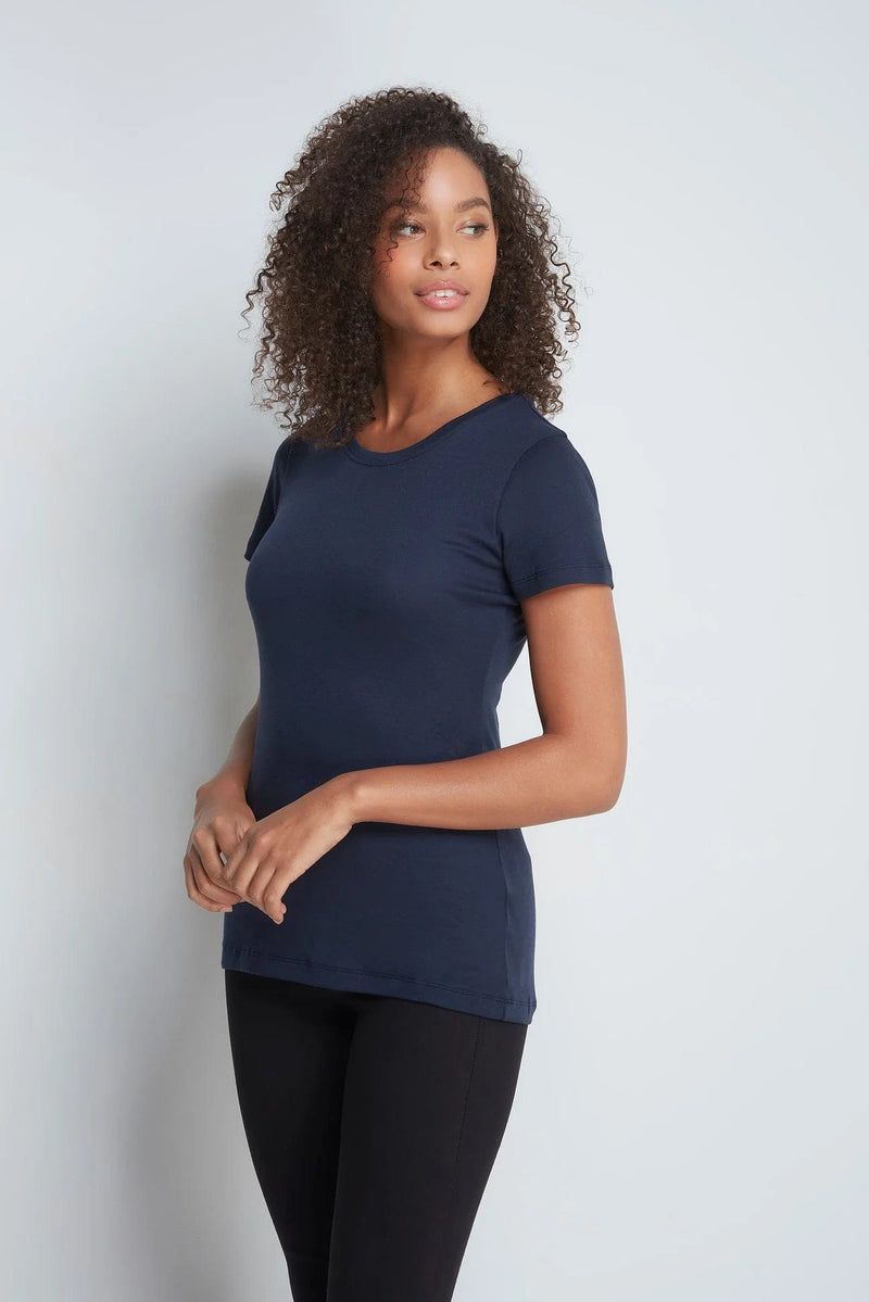 Lavender Hill Clothing Short Sleeve Crew Neck Cotton TENCEL™ Modal Blend T-shirt | Multiple Colours